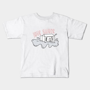 love galore spilled milk Kids T-Shirt